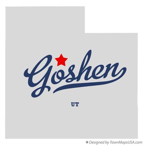 Map of Goshen, UT, Utah