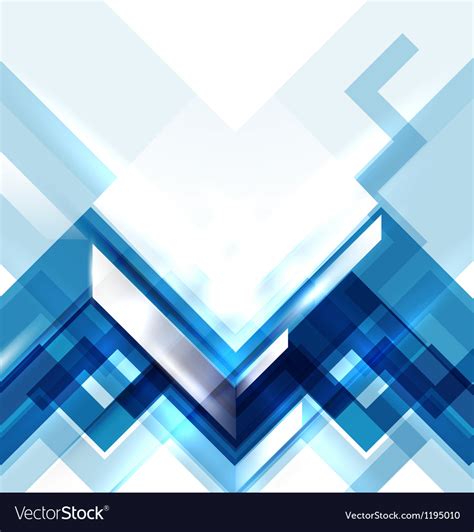 Blue modern geometric abstract background Vector Image