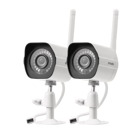 Zmodo 1080p Full HD Outdoor Wireless Security Camera System, 2 Pack ...