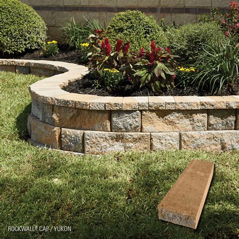 Rock Wall Flower Bed - DIY