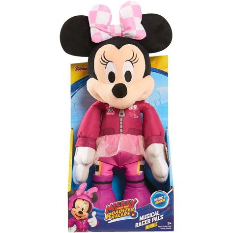 Mickey Roadster Racers Musical Racer Pals 11" Plush Minnie Mouse ...