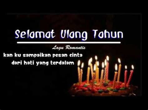 Lagu Selamat Ulang Tahun Sayang Lirik