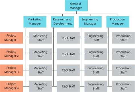 Functional Organizational Structure Organizational Structure Matrix ...