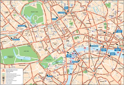 City of London map - London city map (England)