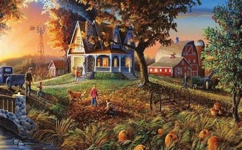 Pin by Martha Kleine on Autumn | Country scenes, Beautiful paintings of ...