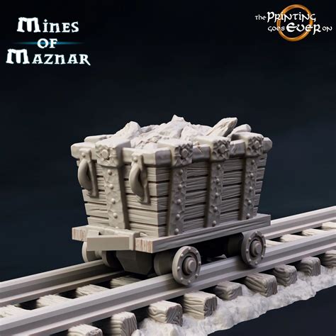 Dwarven Minecart with Tracks | The Printing Goes Ever On