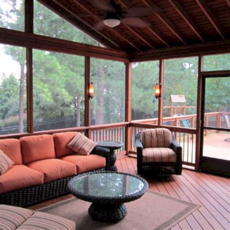 8 Ways To Have More Appealing Screened Porch Deck | House with porch ...