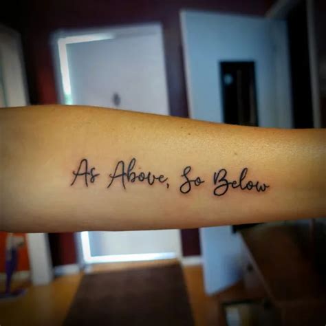 91 Mystical “As Above, So Below” Tattoos To Introduce To Your Tattoo ...