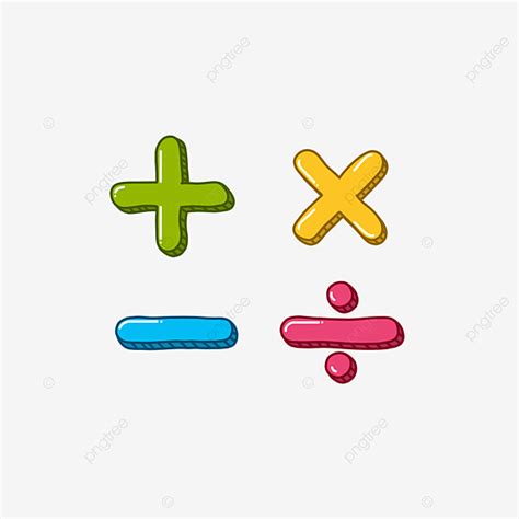 Math Sybols Clipart