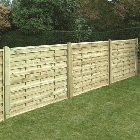 Horizontal Boarded Fence Panel | Pressure Treated-Free Delivery Available