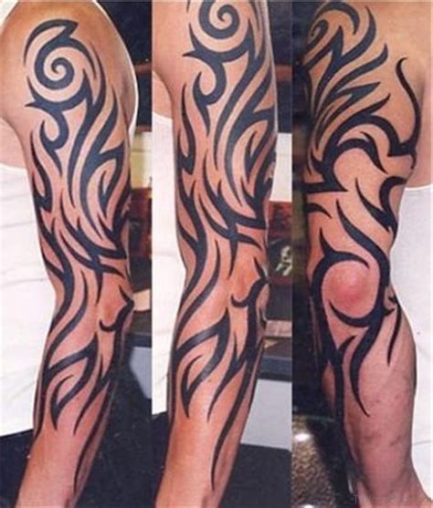 53 Graceful Tribal Tattoos On Full Sleeve - Tattoo Designs – TattoosBag.com