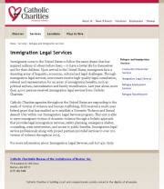 Catholic Charities Refugee and Immigration Services, Boston, MA ...