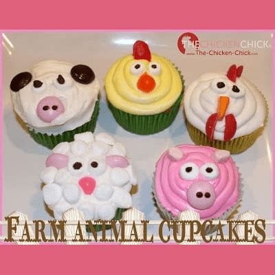 DIY Farm Animal Cupcakes | The Chicken Chick®