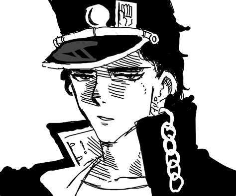 Slightly angry Jotaro - Drawception