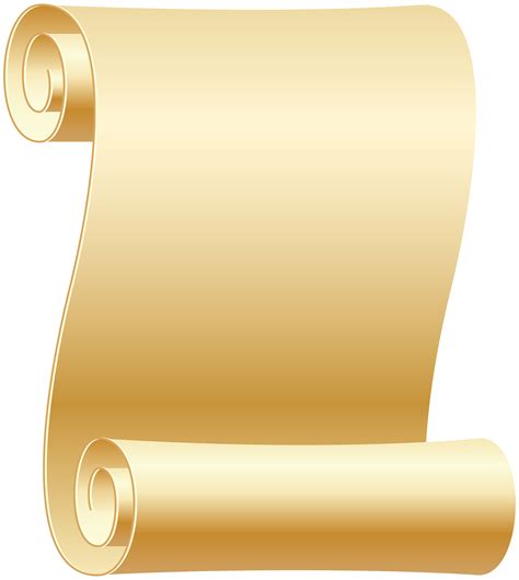 Empty Scroll Transparent PNG Clip Art Image | Gallery Yopriceville ...