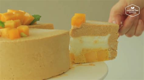 Mango ice cream cake Recipe