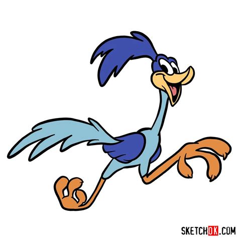 Road Runner Cartoon Drawing