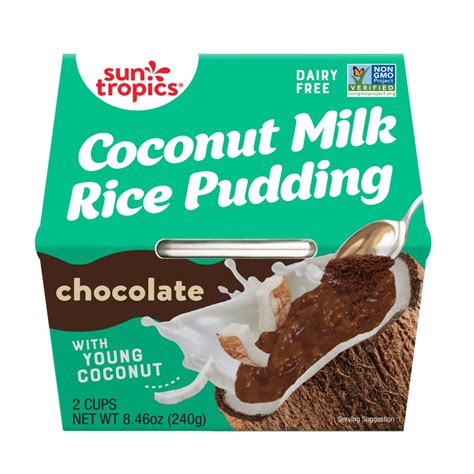 Chocolate Coconut Milk Rice Pudding | Sun Tropics