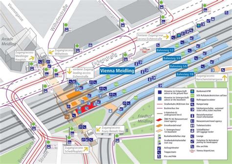 Munich main train station map - Munich train station platform map ...