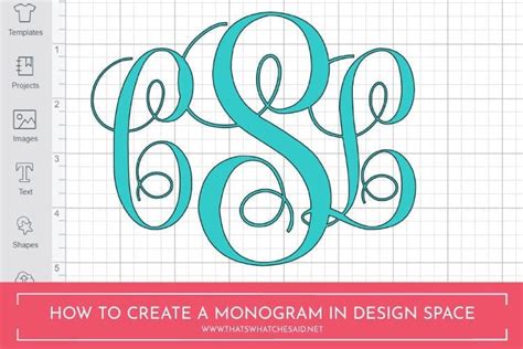 How to Make a Monogram in Cricut Design Space – Monogram Maker