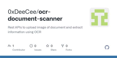 GitHub - 0xDeeCee/ocr-document-scanner: Rest APIs to upload image of ...