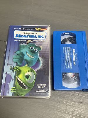 Disney Pixar Monsters Inc Vhs Tape Blue Tape John 5880 | The Best Porn ...