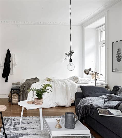 Cozy one room flat | One room flat, Apartment bedroom decor, Apartment ...