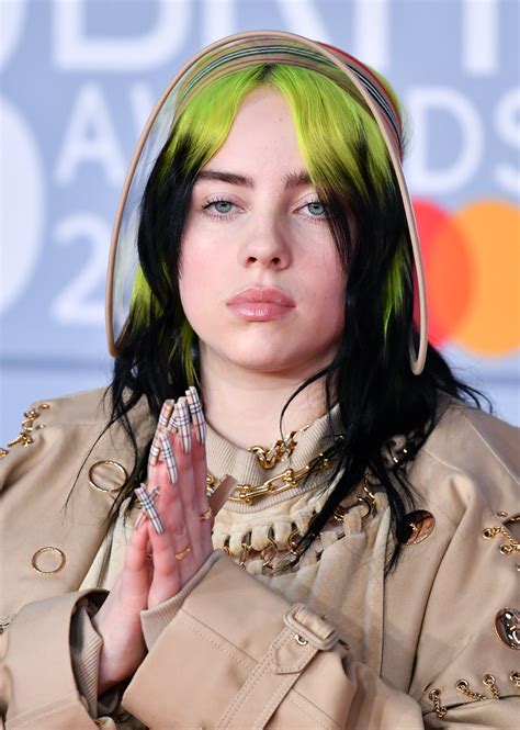 Billie Eilish Rocked Burberry Nail Art at 2020 BRIT Awards | PS Beauty