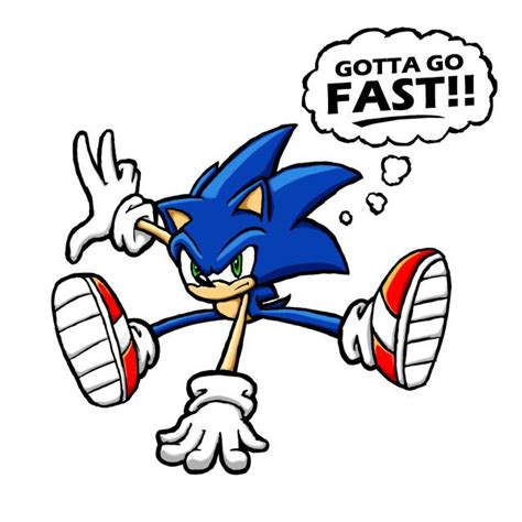 Sonic gotta go fast!! by thecrazyphil on DeviantArt