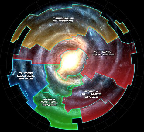 Milky Way Galaxy Map