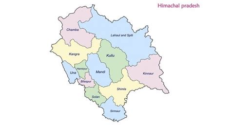 List Of Himachal Pradesh Districts By Area List Absolute