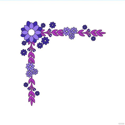 Border Floral Ornament Clipart in Illustrator - Download | Template.net