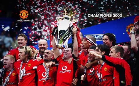 Trophies_FA Premier League_2003 | Manchester united champions ...