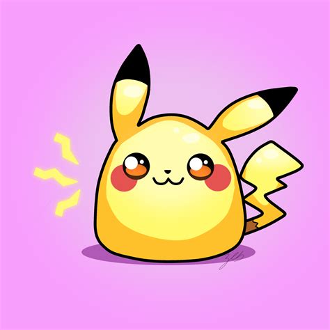 Cute Pikachu Drawing