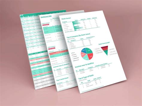 Excel CRM Template + Invoice Tracker | LuxTemplates