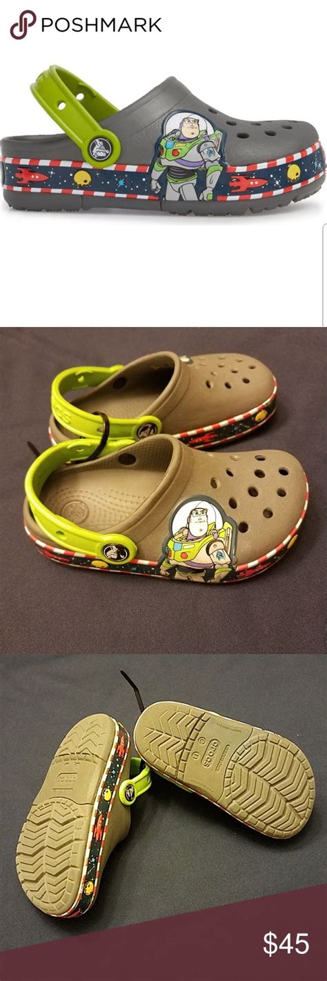 Buzz Lightyear light up Crocs s 11 | Crocs, Kids shoes, Crocs shoes