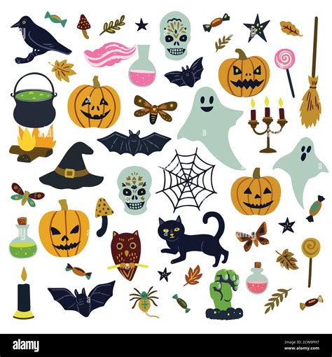 Halloween Clip Art High Resolution Stock Photography and Images - Alamy