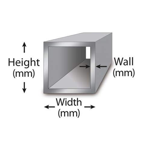 Metric 6060 Aluminum Square Tube | Metric Metal