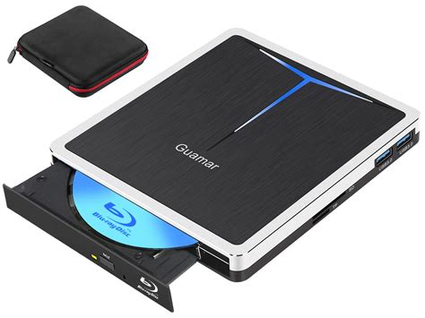 Buy Guamar External Blu Ray Drive,USB 3.0 Type C Blu-ray Burner DVD/BD ...