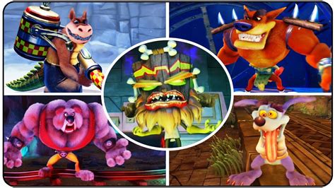 Crash Bandicoot All Bosses