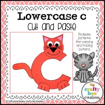 Letter C Craft | Cat Craft | Alphabet Crafts | Lowercase Letter Activities