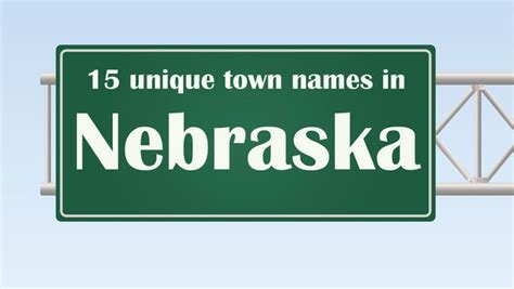 15 unique town names in Nebraska : Gallery | Town names, Nebraska, Names