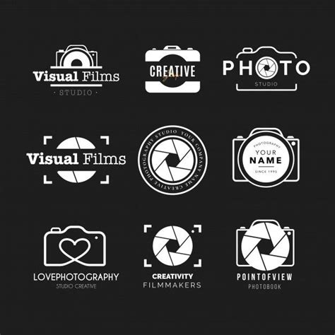 Free Vector | Photography logo collection | Photography logos, Best ...