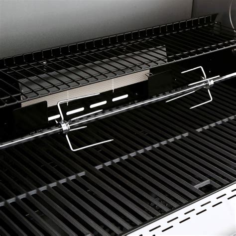 Nexgrill Deluxe 6-Burner Propane Gas Grill in Stainless Steel with Cer ...