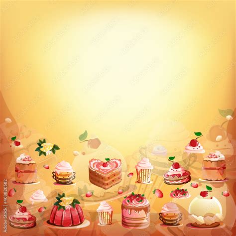 Dessert Menu Background