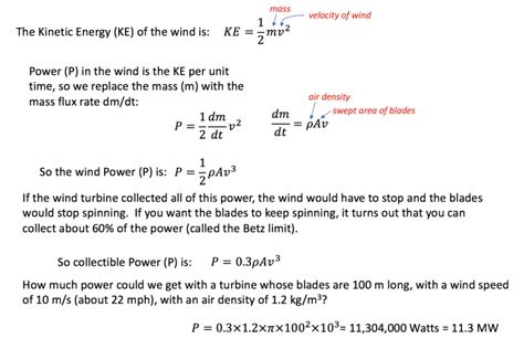 Wind Turbine Power Equation Derivation - Diy Projects