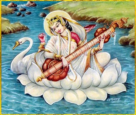 Why does Saraswati have a swan? - Quora