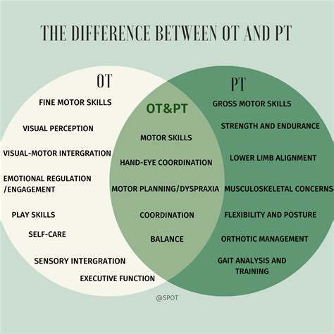 The difference between OT and PT - SPOT Children's Therapy Centre