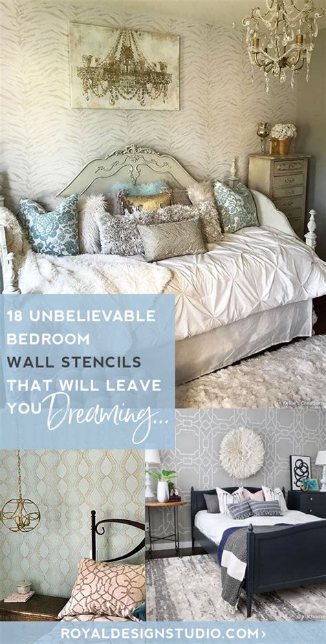 18 Unbelievable Bedroom Wall Stencils that Will Leave You Dreaming ...