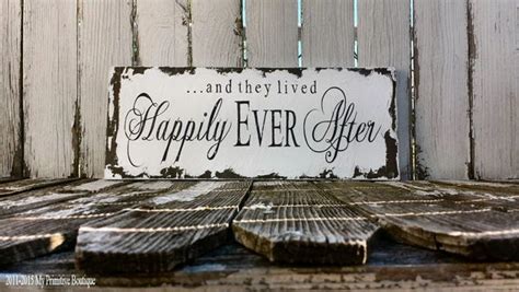 HAPPILY EVER AFTER SIGN | RUSTIC WEDDING DECOR |RUSTIC HOME DECOR | My ...